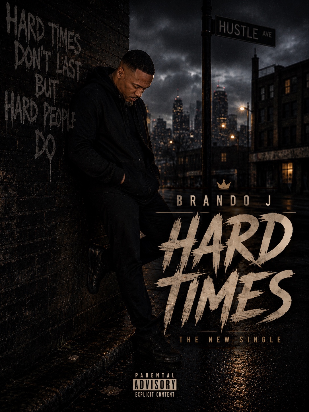 Brando J Hard Times single cover